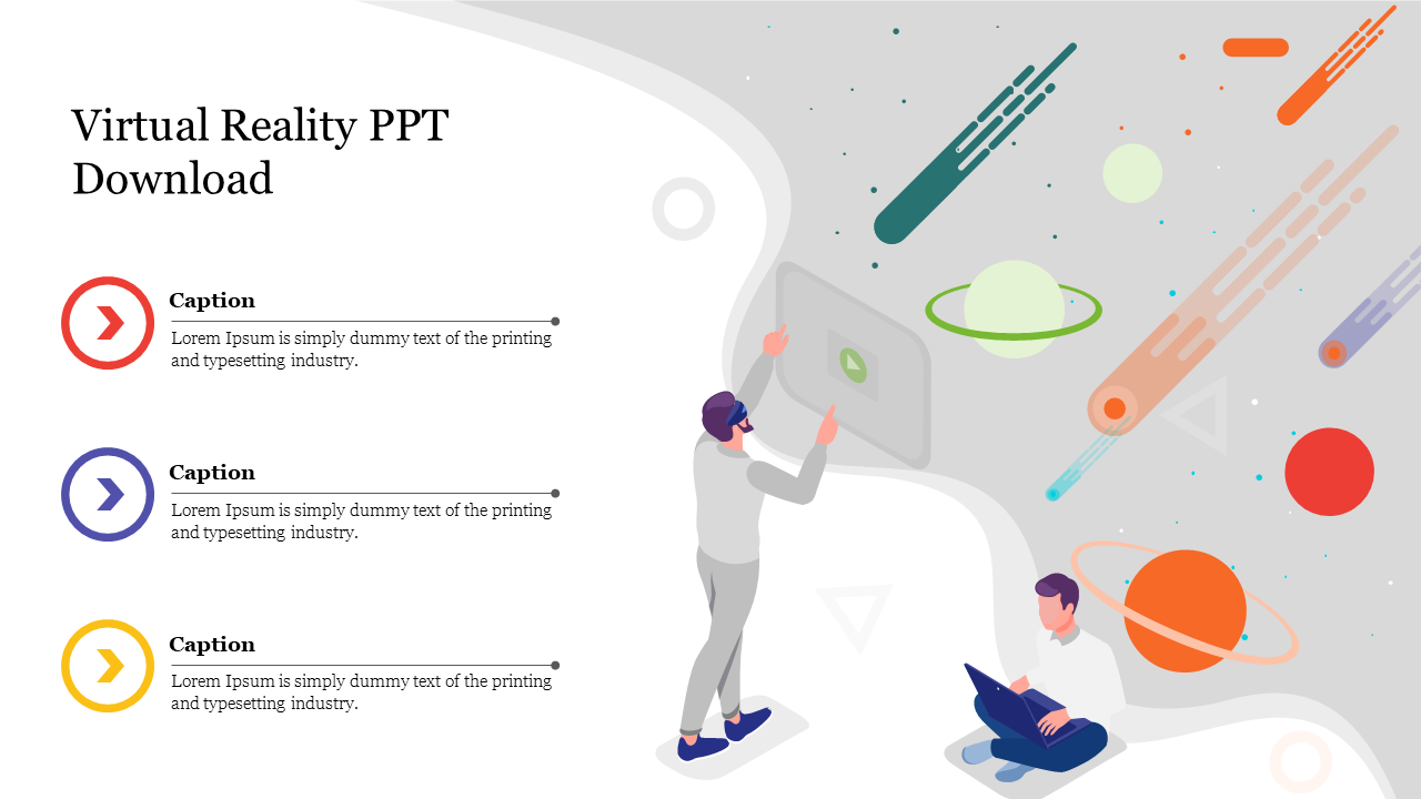 Best Virtual Reality PPT Free Download PowerPoint Slide